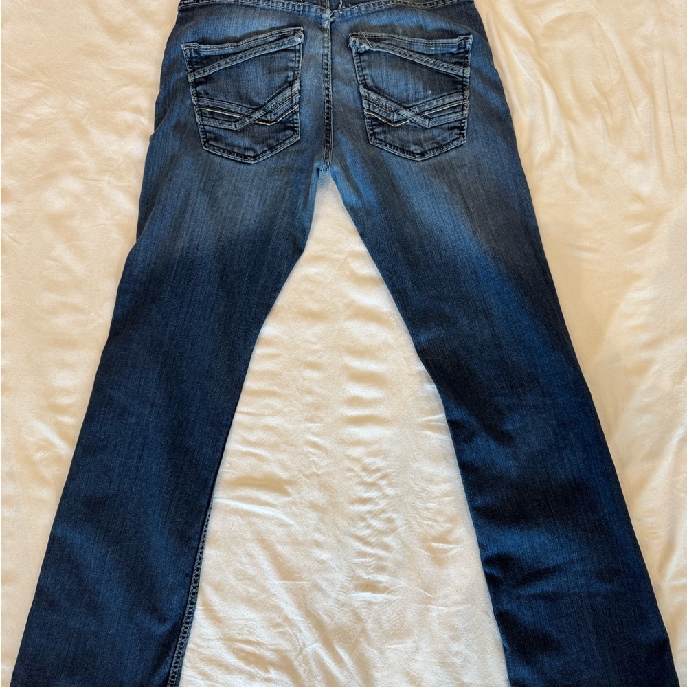 BKE Blue Bootcut Jeans Classic Denim Style